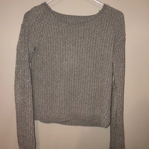 Soft Knit Grey Sweater- Aeropostale